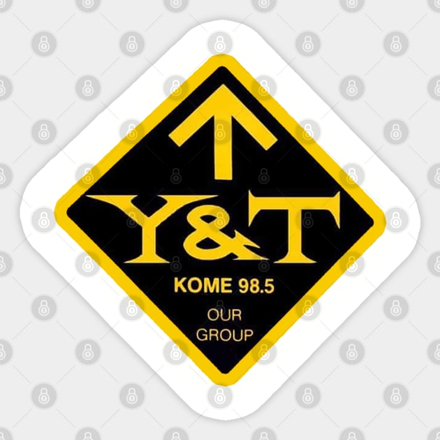 KOME 98.5 Loves Y&T! Sticker by RetroZest